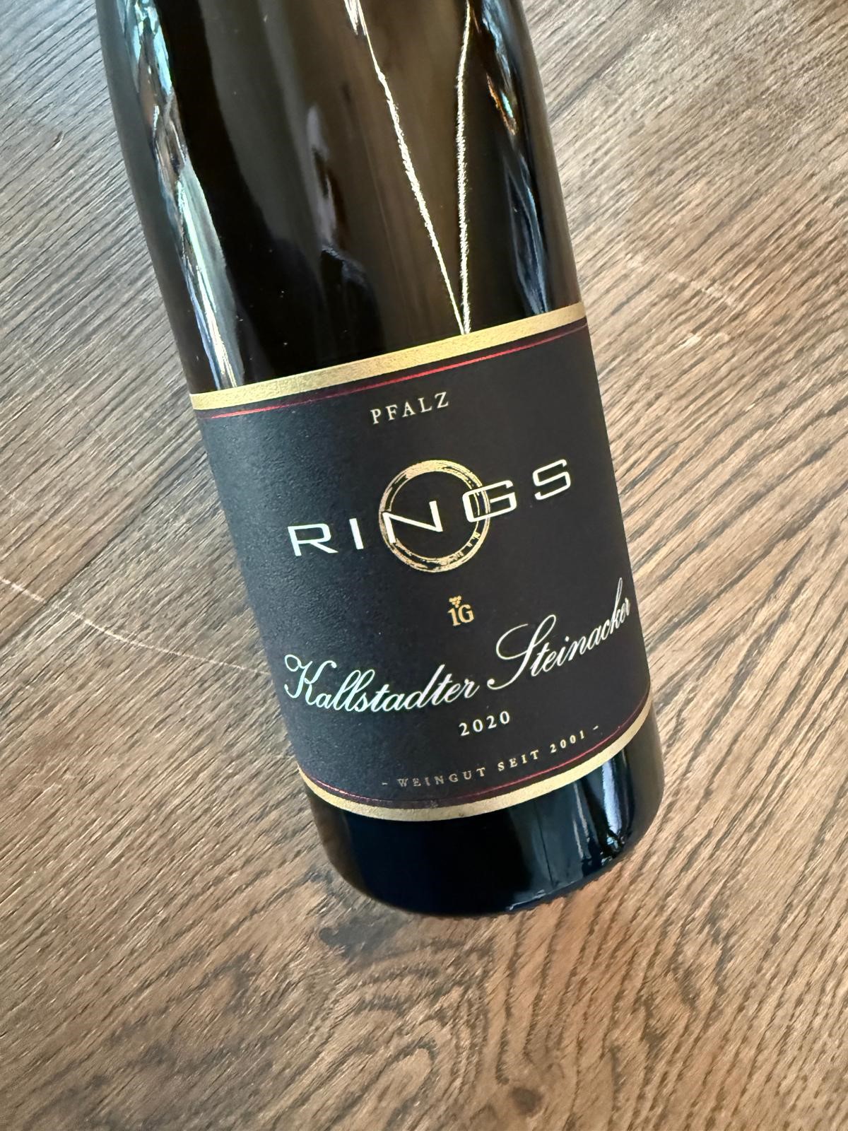 KALLSTADTER STEINACKER RIESLING BIO 2020 Weingut Rings VDP erste Lage